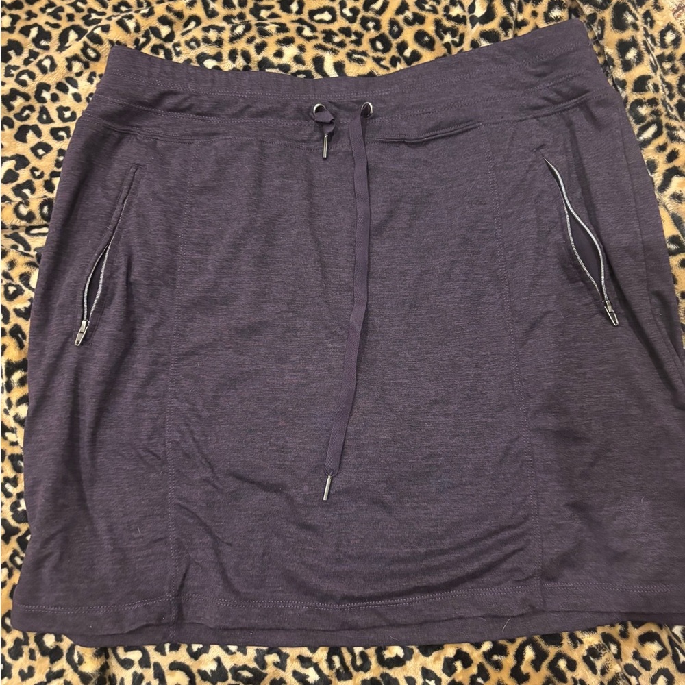 Tangerine Deep Purple Mini Skirt
